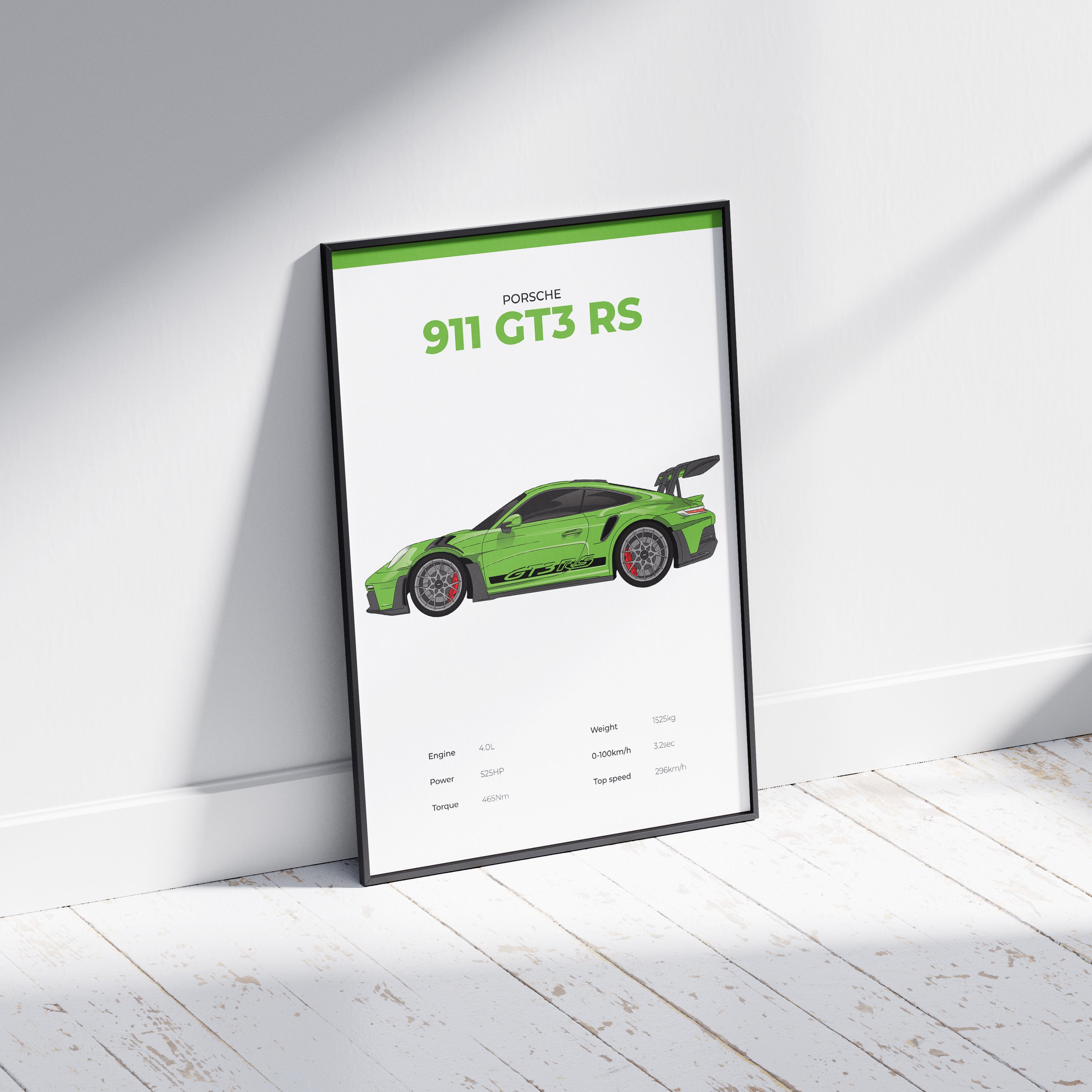 Plakat Porsche 911 GT3 RS | Ikona Toru